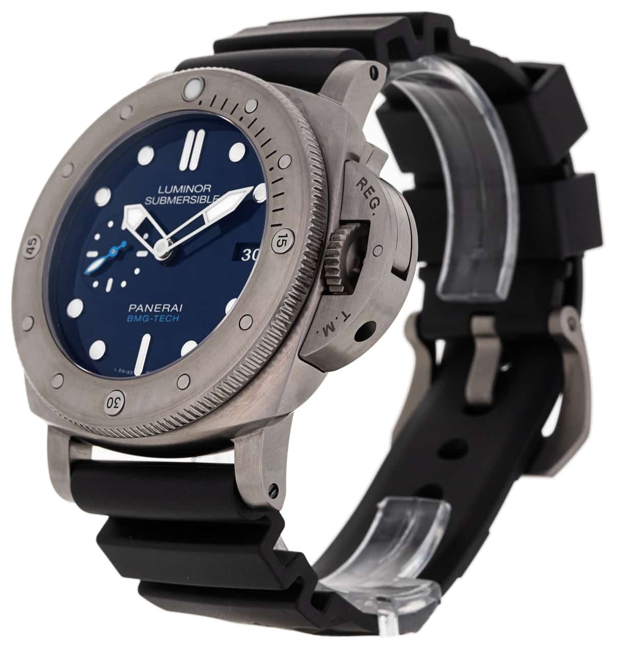 Panerai Submersible PAM00692 Blue Dial Rubber Strap